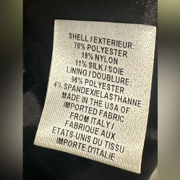 MILLY Chevron Brocade Mini Dress. Size 14. - Picture 3 of 5